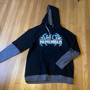 Black and Gray A Day to Remember Hoodie